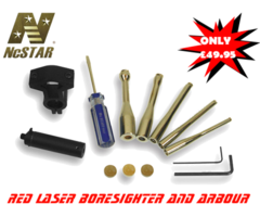 Ncstar Red Laser Boresighter and Arbour Kit TLZ