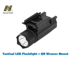 NcStar Tactical Rifle / Pistol LED Illuminator Flashlight with QR Weaver Mount – AQPTF