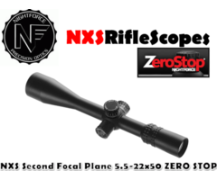 Nightforce Riflescope NXS Second Focal Plane 5.5-22×50 ZERO STOP