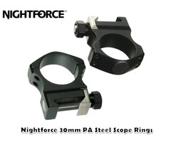 Nightforce Steel 30mm Tactical Permanently Attached Scope Rings
