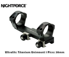 Nightforce Ultralite Titanium 20 MOA Unimount 1 Piece 30mm Scope Mount