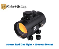 Nikko Stirling 50mm Integrated Weaver Dovetail Red Dot Sight