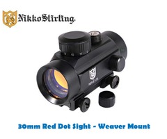 Nikko Stirling Integrated 30mm Red Dot Weaver Dovetail Mount