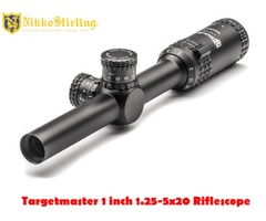 Nikko Stirling Riflescope 1 inch Targetmaster 1.25-5×20
