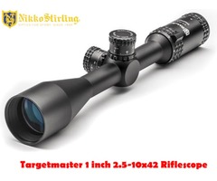 Nikko Stirling Riflescope 1 inch Targetmaster 2.5-10×42 Mildot
