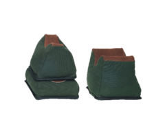 Outdoor Connections 3 Piece Bench Bag Set – Canvas and Leather