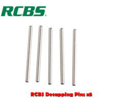 RCBS Small Decapping Pins – 5 pack (49628)
