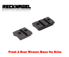 Recknagel Aluminium 2 Piece Weaver Rifle Bases for Krico (57080-3006)