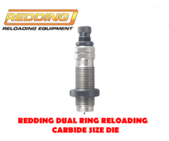 Redding Dual Ring Reloading Carbide Size Pistol Reloading Die