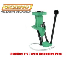 Redding T-7 7 Station Turret Reloading Press with Primer Arm