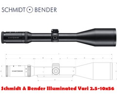 Schmidt & Bender Rifle Scope Classic Variable 30mm Illuminated Hungarian 2.5-10×56 L3 Hunting
