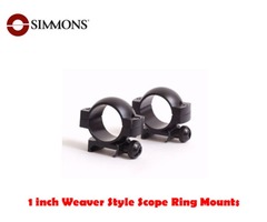 Simmons 1 inch Weaver Style Scope Ring Mounts