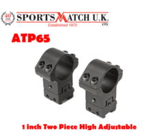 Sportsmatch ATP65 1 inch Two Piece High Adjustable Scope Mounts