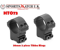 Sportsmatch HTO73 30mm 2 Piece Tikka Scope Rings