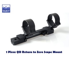 Talbot QD Mounts – 1 Piece Quick Detach Return to Zero Scope Mount for Tikka SA with 10 moa