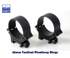 Talbot QD Mounts – 35mm Tactical Nut 1913 Picatinny 2 piece Scope Rings