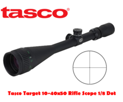 Tasco Rifle Scope Target 10-40×50 1/8 Dot