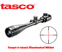 Tasco Target 6-24×42 Illuminated Mildot Dot Riflescope