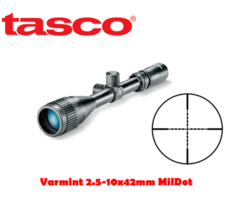 Tasco Varmint 2.5-10×42 AO MilDot Riflescope