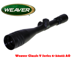Weaver Classic V Series 6-24×42 AO Riflescope