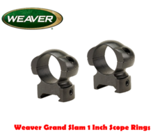 Weaver Grand Slam Solid Steel 1 inch or 30mm Scope Rings