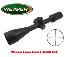 Weaver Super Slam 3-15×50 EBX Riflescope