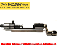 Wilson Stainless Trimmer with Micrometer Adjustment : CTSS-MIC