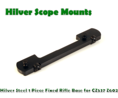 Hilver Steel Full Bore 1 Piece Fixed Rifle Base Hex Screw