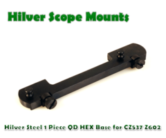 Hilver Steel Full Bore 1 Piece QD Rifle Base Hex Screw