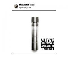 Choke adapter fit moderator