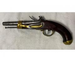 Maubeuge Arsenal Model An XIII Flintlock Pistol
