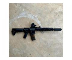 We has  an extensive range of pistols Rifles