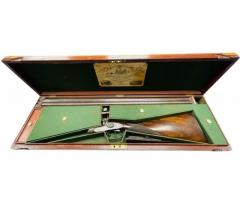Antique 1860's William Rochester Pape 12Ga Pinfire Shotgun Original Case