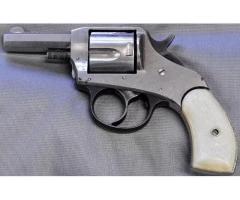 H&R American Double Action Nickel 38 S&W 1st mdl BP 4th var 1904 Fine/Good