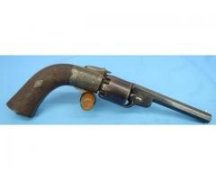 Belgium Liege Ring Trigger Pistol .34 Bore T.J. LHoist Percussion 1853-73