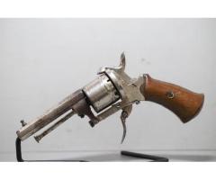 E Lefaucheux Brevete Revolver Belgian Copy 7mm Pinfire 3.5