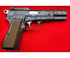FN Browning Hi Power German Waa103 Pistol Engraved 9mm