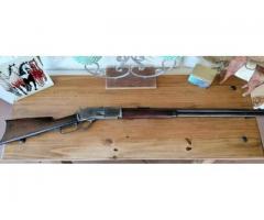 Antique Winchester 1876, 45-75 Winchester Caliber, Set Trigger