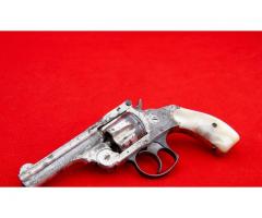 Smith & Wesson 38 S&W D/A = MOP's / LETTERED