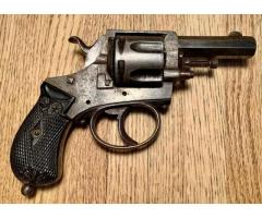 1880’s, DA, CF .36 caliber Belgian Bulldog Pistol/Revolver