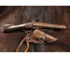European Side by Side SxS Double 16 Ga Pinfire 9 5/8” Shotgun, Antique