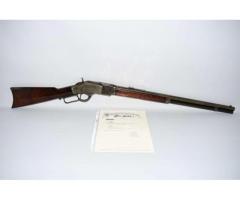 Antique Winchester 3rd Model 1873 Lever Action Rifle 22 SHORT W Letter