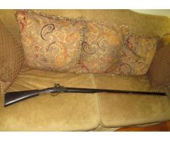 ANTIQUE 1770-1820 BRITISH MADE FOR THE AMERICAN FUR TRADE FLINTLOCK MUSKEt
