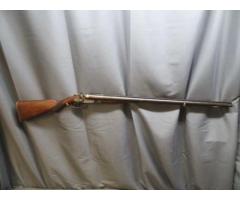 ANTIQUE N.R. DAVIS & SONS 16 GAUGE DOUBLE BARREL SHOTGUN