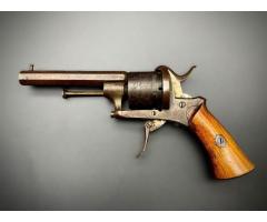 Belgian Made Lefaucheux Pattern 7 mm Pinfire Pocket Revolver. 1800’s