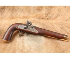 WH Hinton .45 Cal Percussion Kit-Built Pistol 9