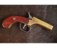 Brass Side By Side Percussion Pistol .36 Cal 3