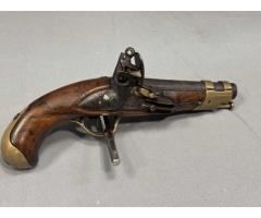 Antique Italian Muzzleloading Flintlock Pistol RA Manifa Di Torino 1800s