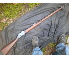 ANTIQUE MARTINI HENRY MARK IV rifle type B dates to 1887 80% blue fine bore