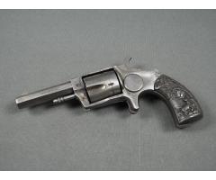 Norwich Arms Antique 32RF Spur Trigger Revolver w/DeGress Style Grips